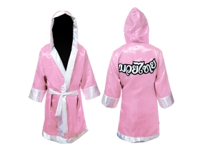Custom Muay Thai Robe / Fight Robe : Pink